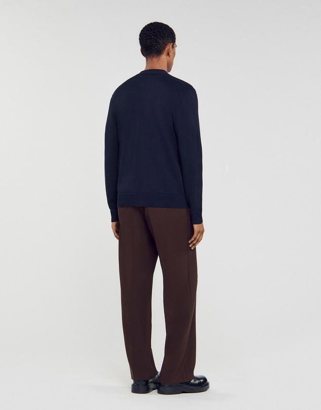 Sandro - Big 4S Rope Cardigan