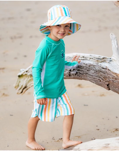 Minihaha - Luca Stripe Boardshorts - Kids