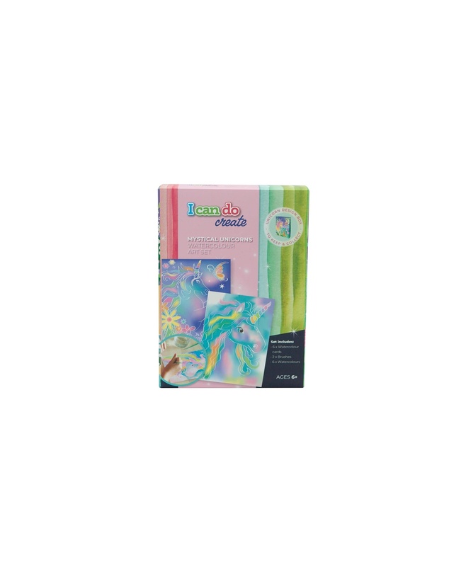 Icando - Mystical Unicorns Watercolour Art Set