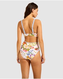 Seafolly - Riviera Coast High Waisted Bikini Bottom