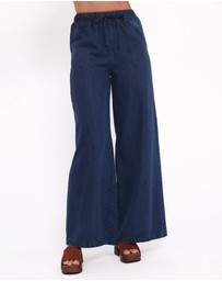 Petal & Pup - Declan Chambray Pant - Mid Dark