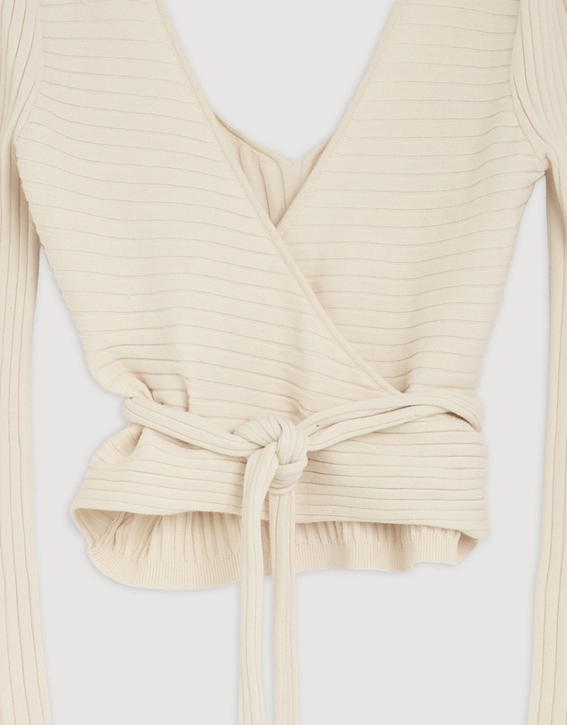 Revibe - Repaired KIVARI Daphne Rib Knit Top - AU 12