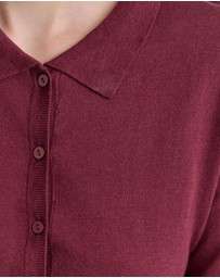 Oxford - Edwina Silk Blend Polo Collar Knit