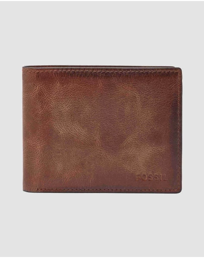 Fossil - Derrick Brown RFID Flip ID Bifold Wallet