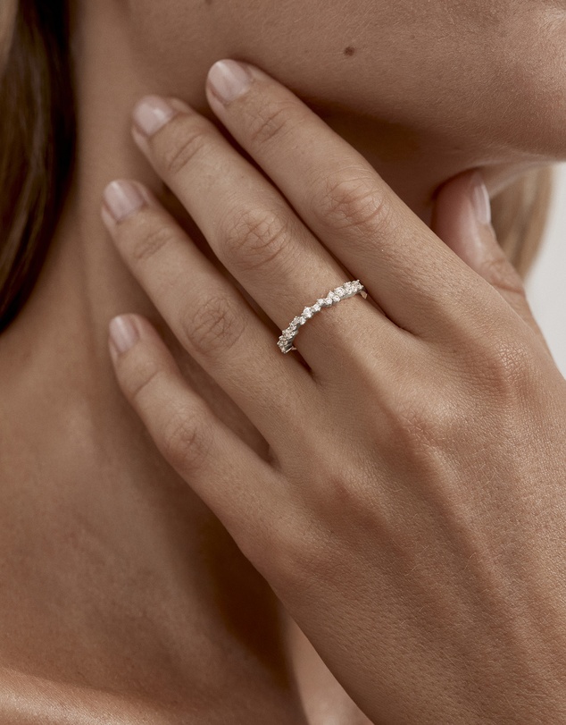 By Charlotte - Crystal Dust Fine Ring