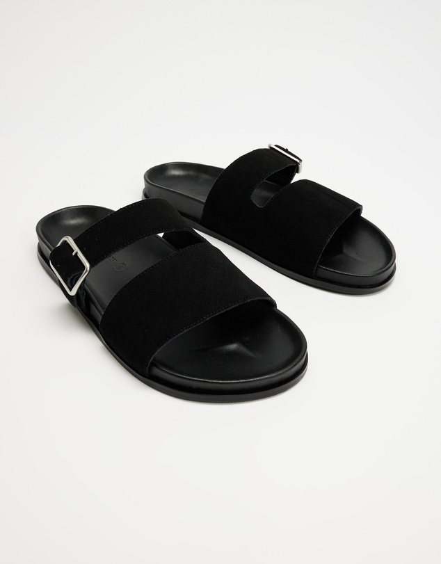 Assembly Label - Kyah Suede Slides