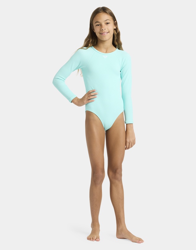 Roxy - Girls 4 to 16 Aruba Long Sleeve One Piece Swimsuit