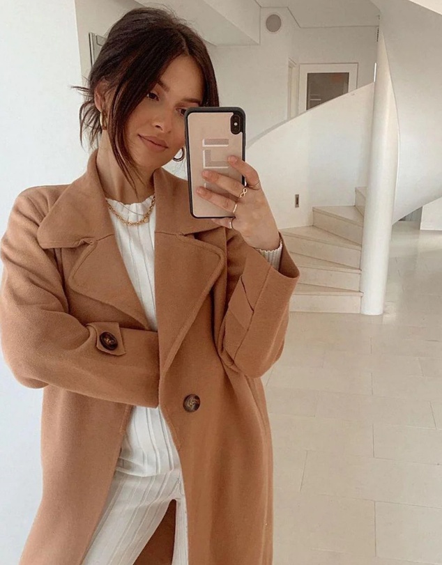 Esther & Co - Fireplace Coat - Camel
