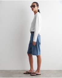 COS - Longline Denim Shorts