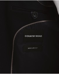 Country Road - Regular Textured Wool Stretch Blazer