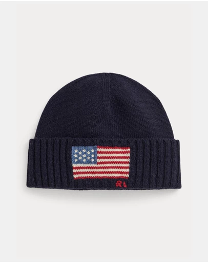 Polo Ralph Lauren - Flag-Intarsia Wool-Blend Beanie