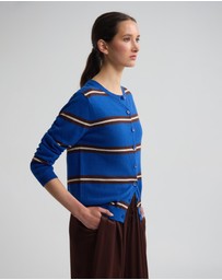 Oxford - Margurite Striped Cardigan