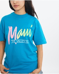 Vintage by The Real Deal - Pre Loved - Vintage 80s Miami 'The Valley Isle' Tee