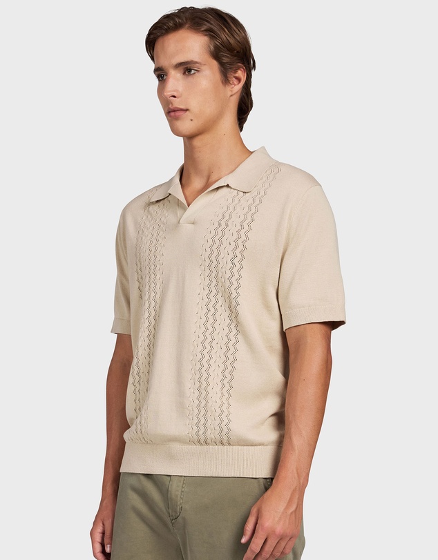 Academy Brand - Charlie SS Knit Polo