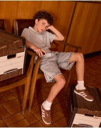 Goldie + Ace - Sailor Stripe Holiday Shirt - Babies-Kids