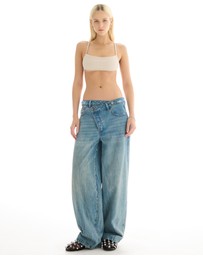 THE TALES - The Tales Cross Over Slouch Denim Jeans