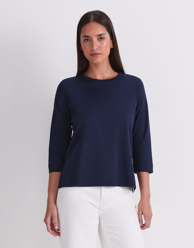 Sportscraft - Mercerised Cotton 3/4 Sleeve Tee