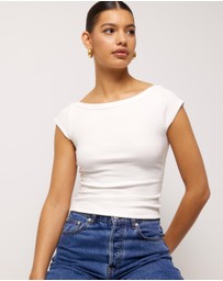 AERE - Lyra Cap Sleeve Tank