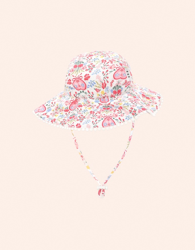 Huxbaby - Scallop Floral Sunhat - Kids