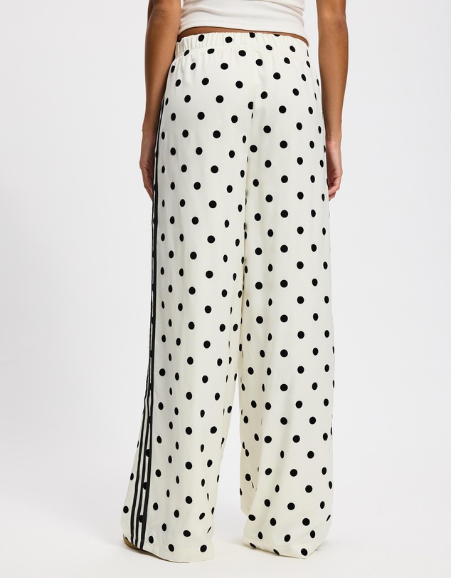 adidas Originals - Satin Polka Dots Wide Leg Pants