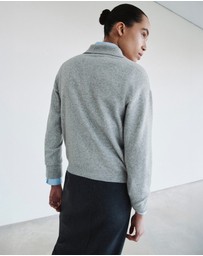 M.N.G - Long-Sleeved Polo-Neck Sweater