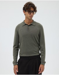 AERE - Merino Wool Knit Polo