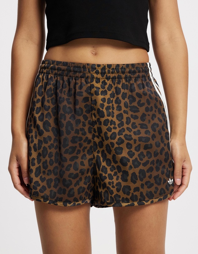 adidas Originals - Originals Leopard Satin Shorts