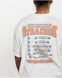 Vintage by The Real Deal - Pre Loved - Vintage NCAA Syracuse Orangemen Basketball Tee