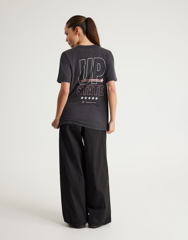 Upstate - Thrive T-Shirt - Black/Snow Wash