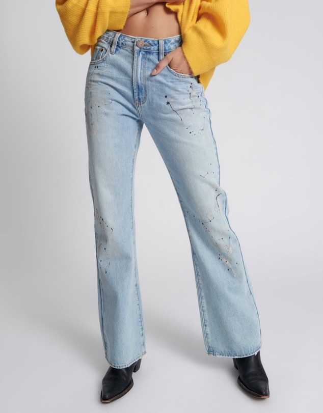 ONE TEASPOON - Fleetwood Artiste Charlie Slim High Waist Flared Jeans