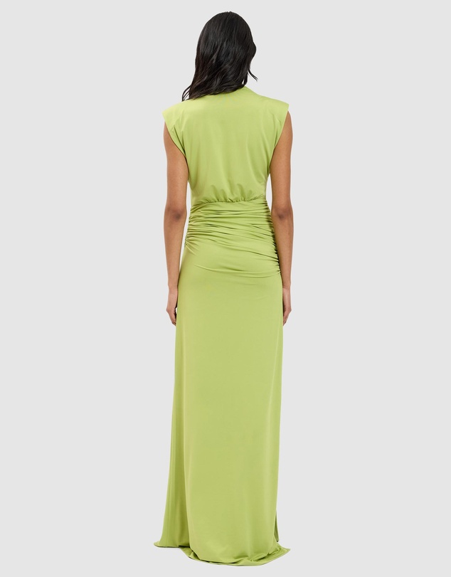 With Harper Lu - Structured Shoulder Gown