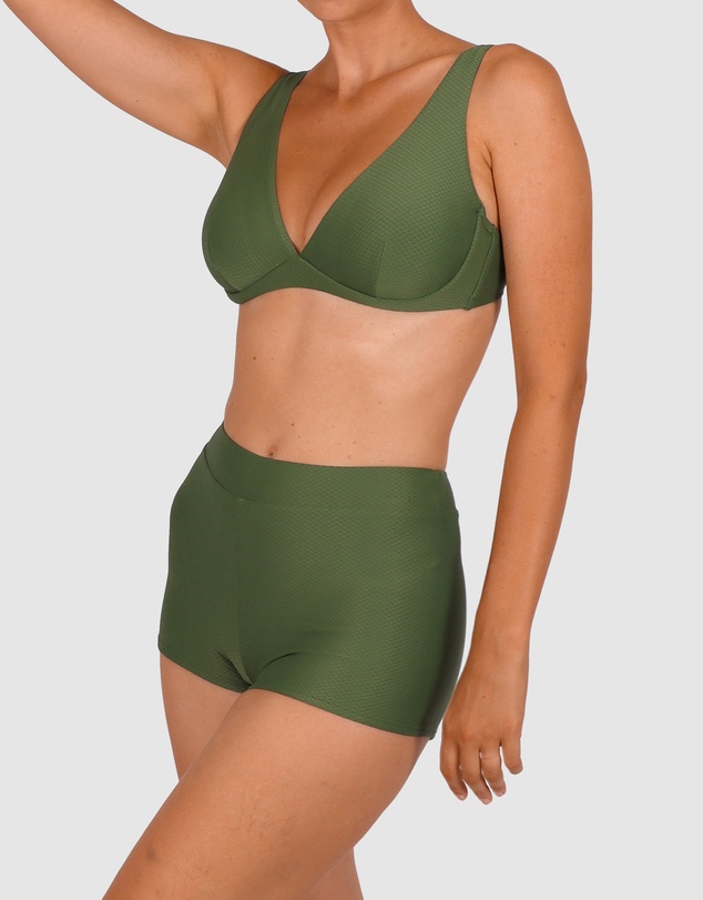 Baku Swimwear - Rococco High Waist Boyleg Bikini Bottom