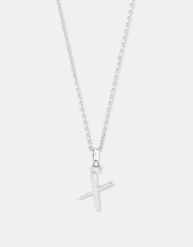 Michael Hill - Initial Pendant with Chain in Sterling Silver