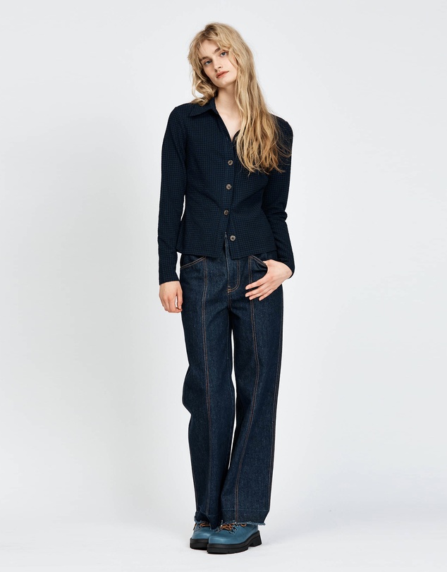 bul - Sade Shirt Navy Check