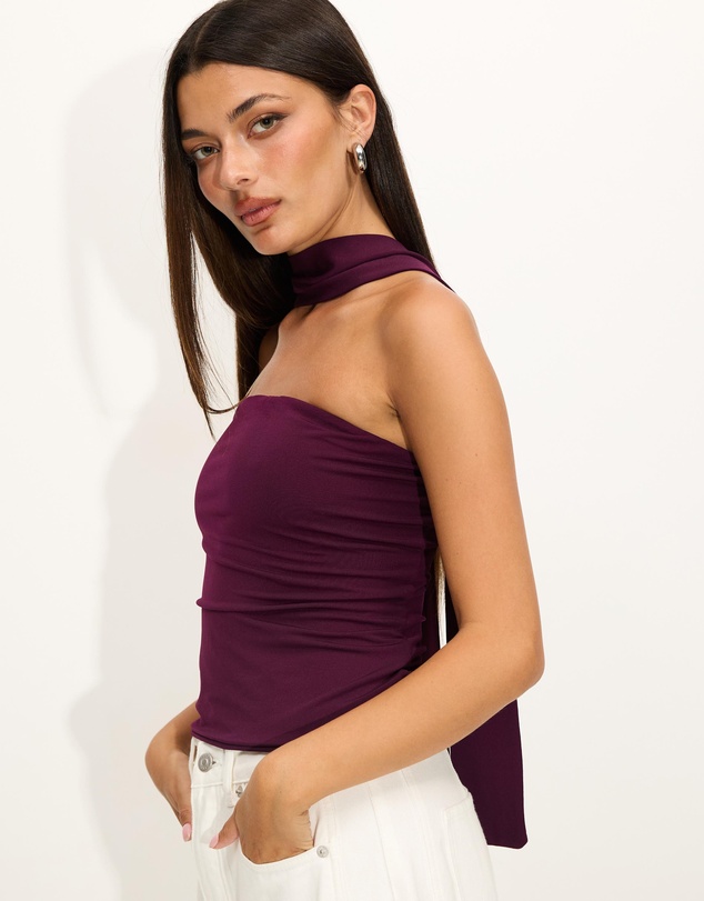 Dazie - Alma Scarf Top