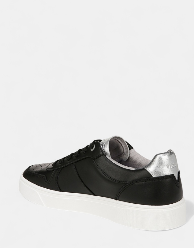 Vionic - Kimmie Court Sneaker - Black Silver