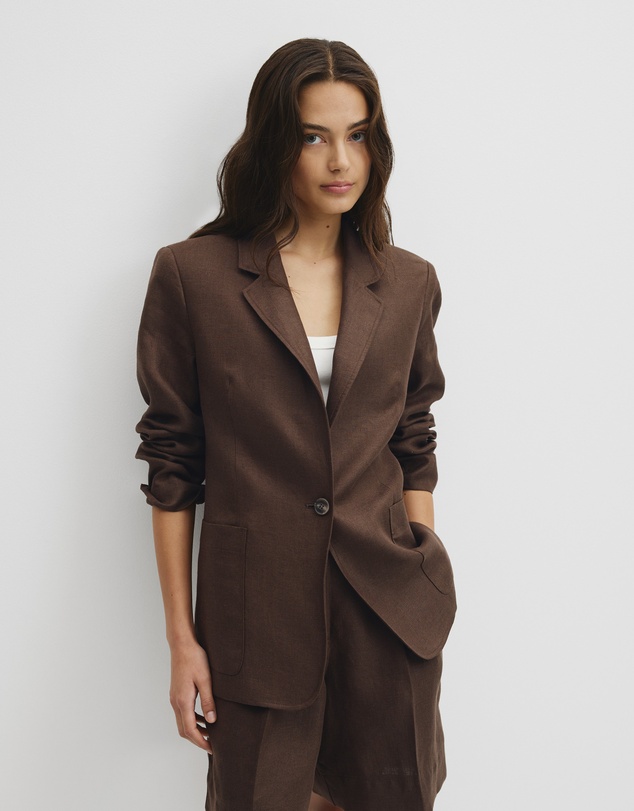 Country Road - Linen Relaxed Blazer