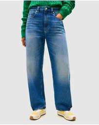 Tommy Hilfiger - Mid Rise Tapered Barrel Leg Jeans