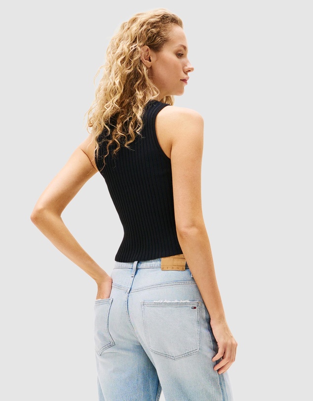 Tommy Jeans - Ribbed Slim Racerback Tank Top