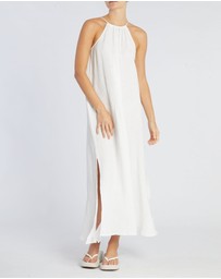 Amelius - Saloma Linen Halter Dress