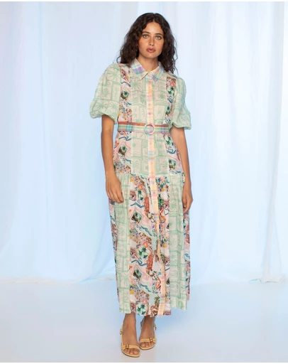 KACHEL - Jean Maxi Dress