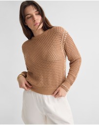 Oxford - Gaby Cotton Crew Neck