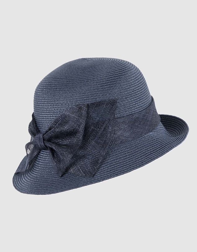Max Alexander - Summer Navy Cloche Hat