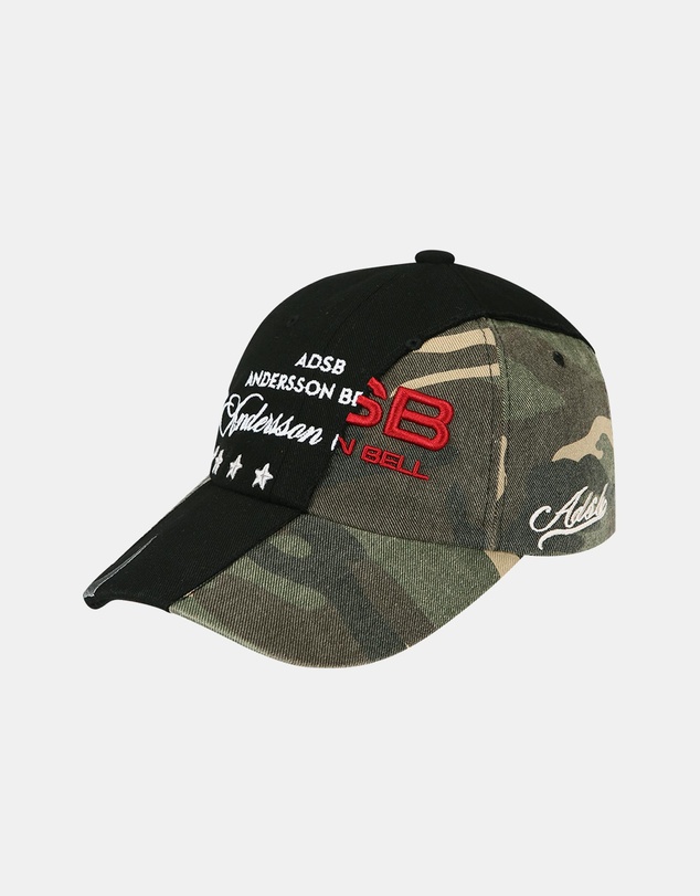 Andersson Bell - Camouflage Split Paneled Cap
