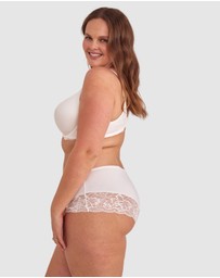 Bras N Things - Body Bliss Lace Full Cup Bra - Ivory