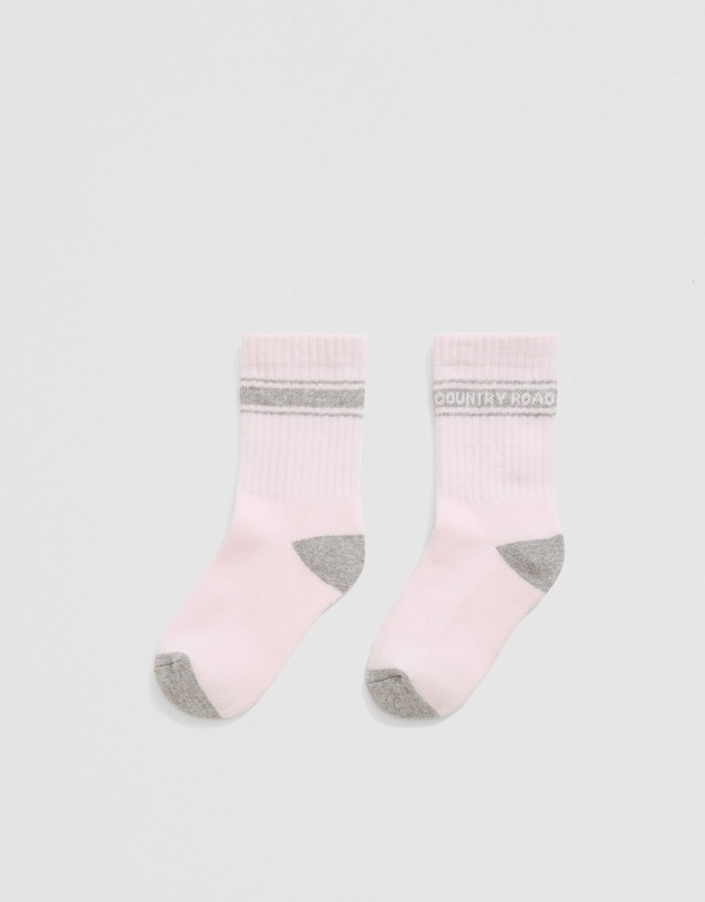 Country Road - Organically Grown Cotton Blend Cr Sport Crew Sock