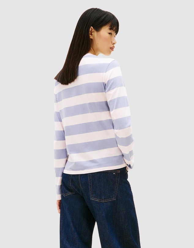 Tommy Jeans - Regular S Flag Jersey Long Sleeve Tee