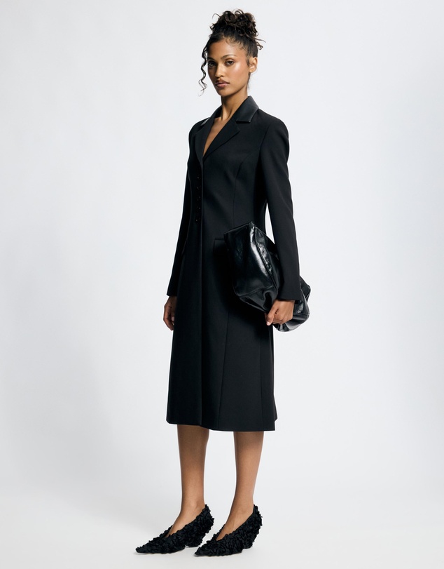 Lover - Salom Contrast Collar Suiting Coat