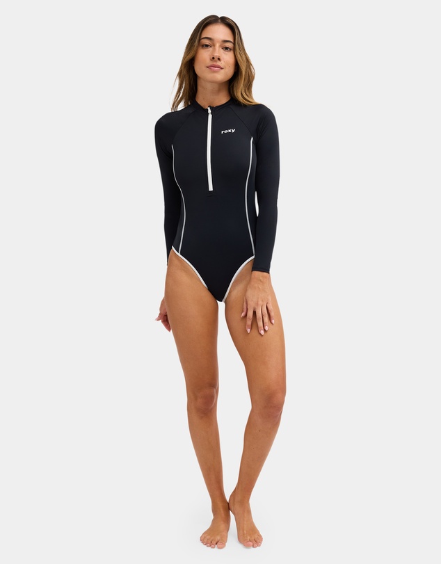 Roxy - Womens Active Long Sleeve One Piece Swimsuit