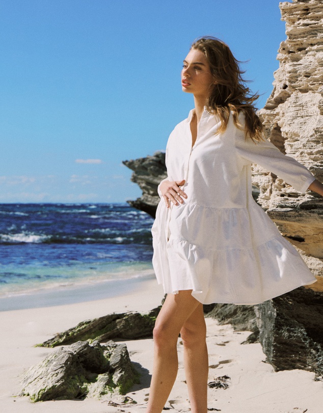 Soon Maternity - Lotte Linen Mini Dress